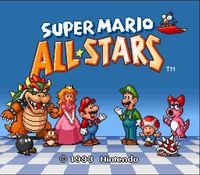une photo d'Ã©cran de Super Mario All Stars sur Nintendo Super Nes